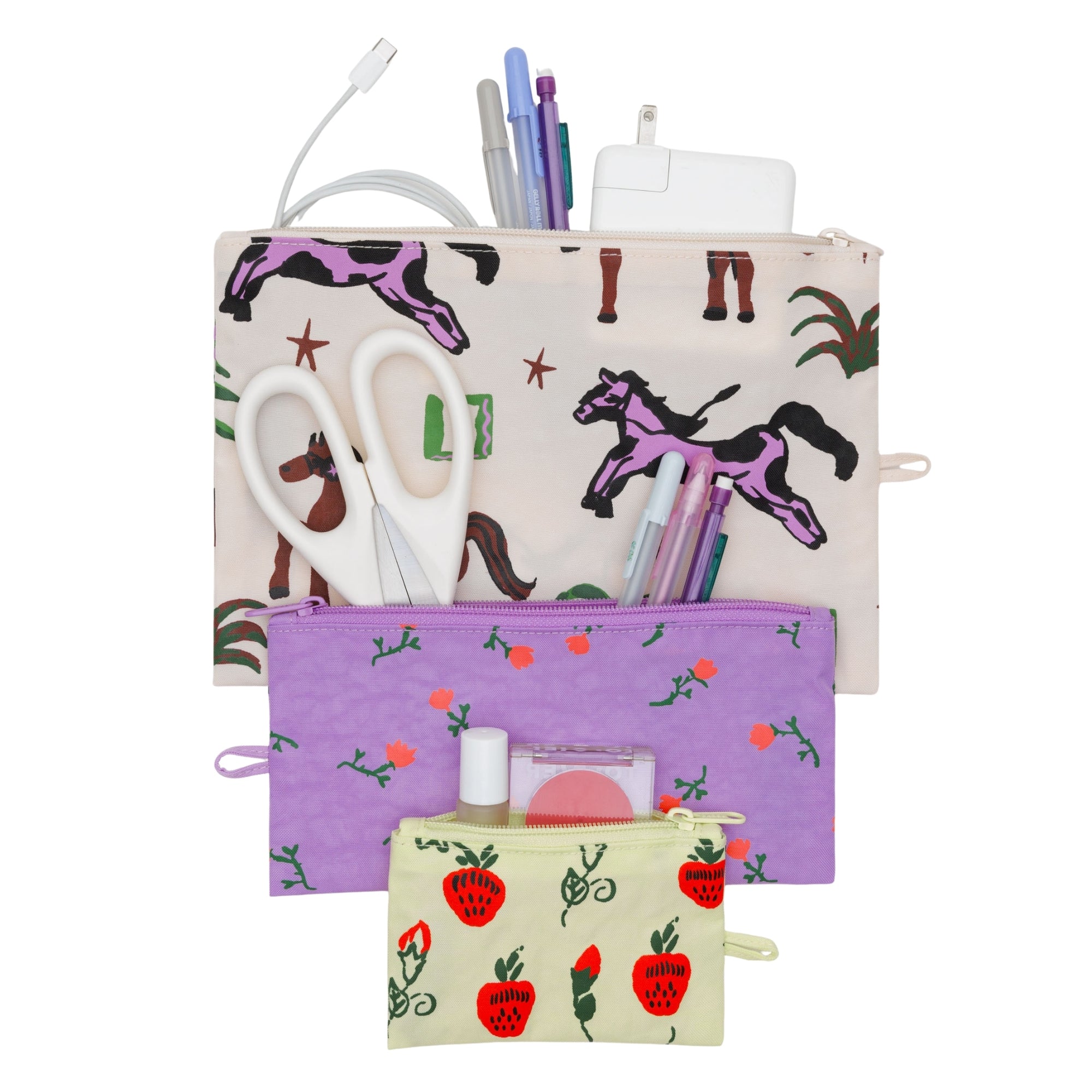 Baggu Flat Pouch Set