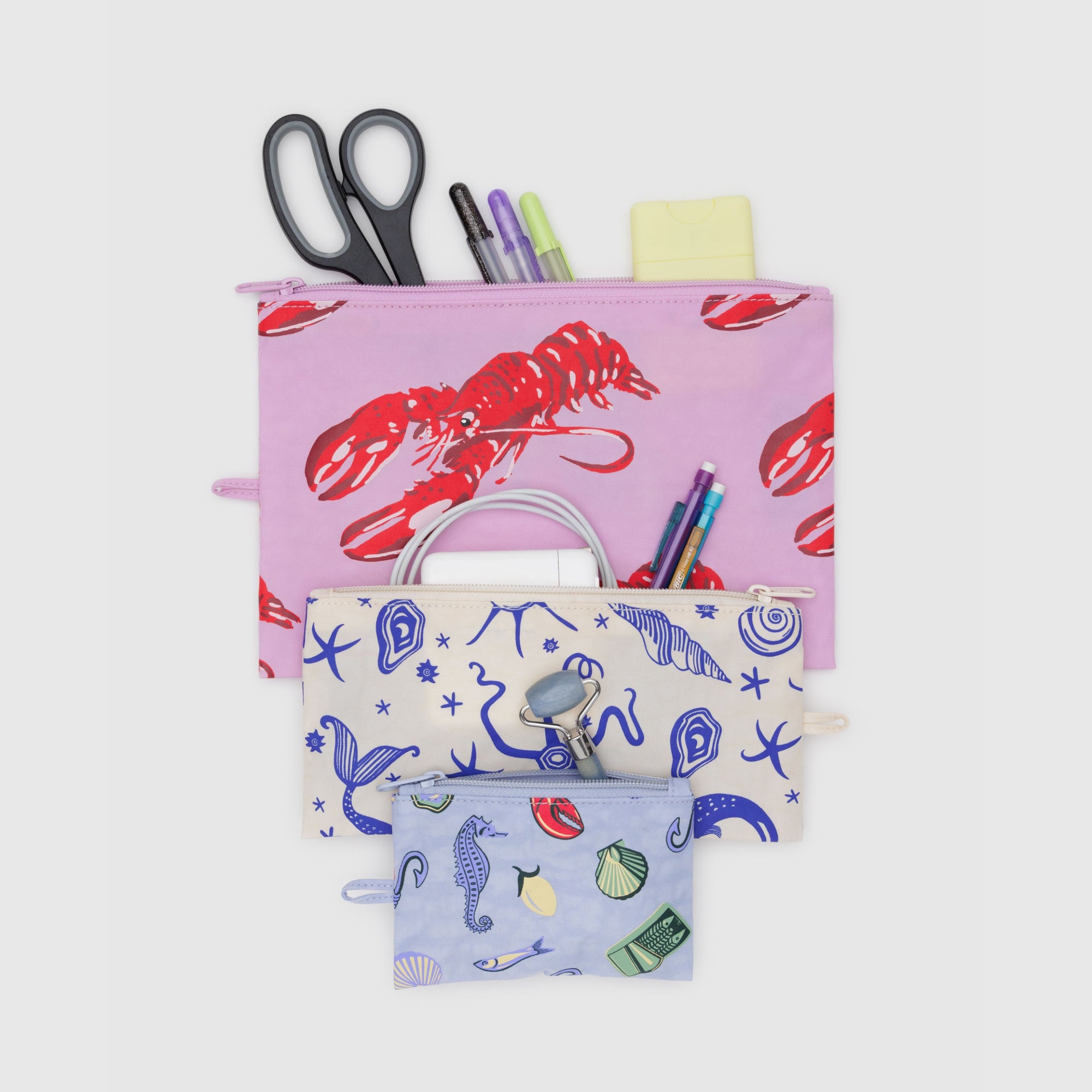 Baggu Flat Pouch Set