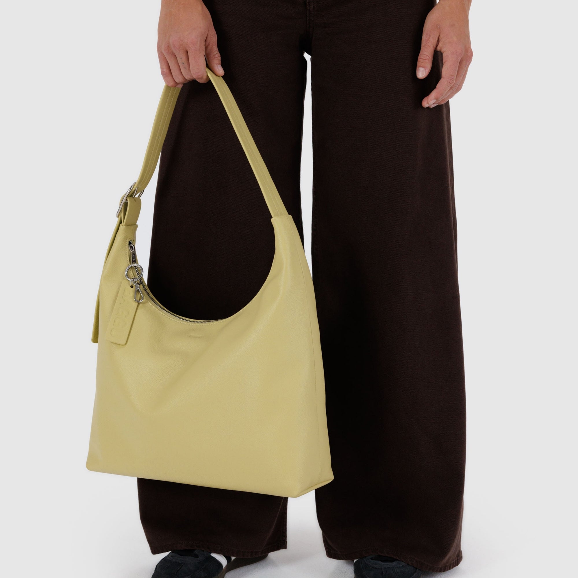 Baggu Recycled Leather Shoulder Bag
