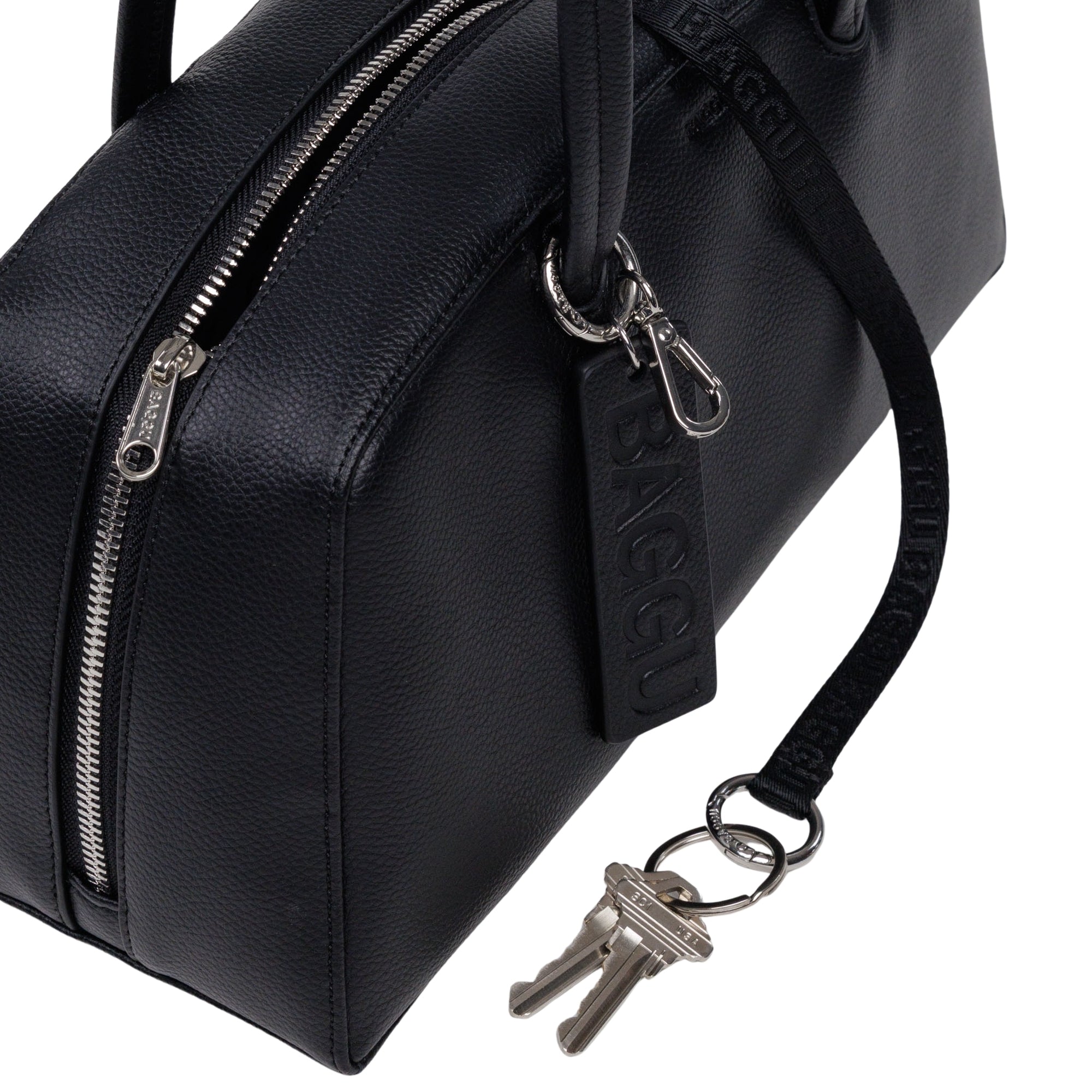 Baggu Recycled Leather Bowler Bag