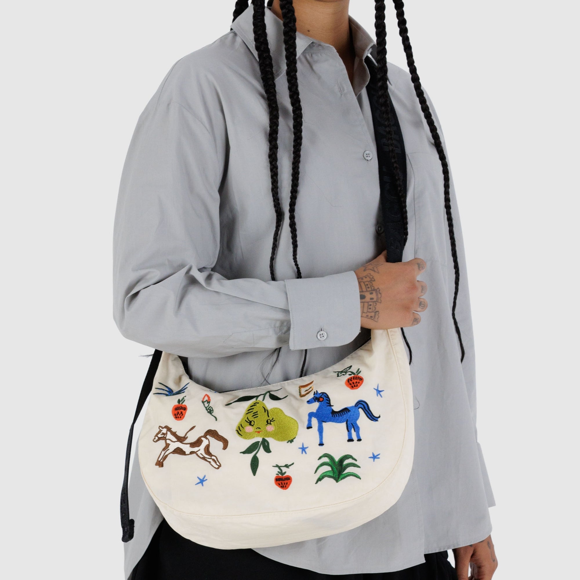 Baggu Medium Nylon Crescent Bag