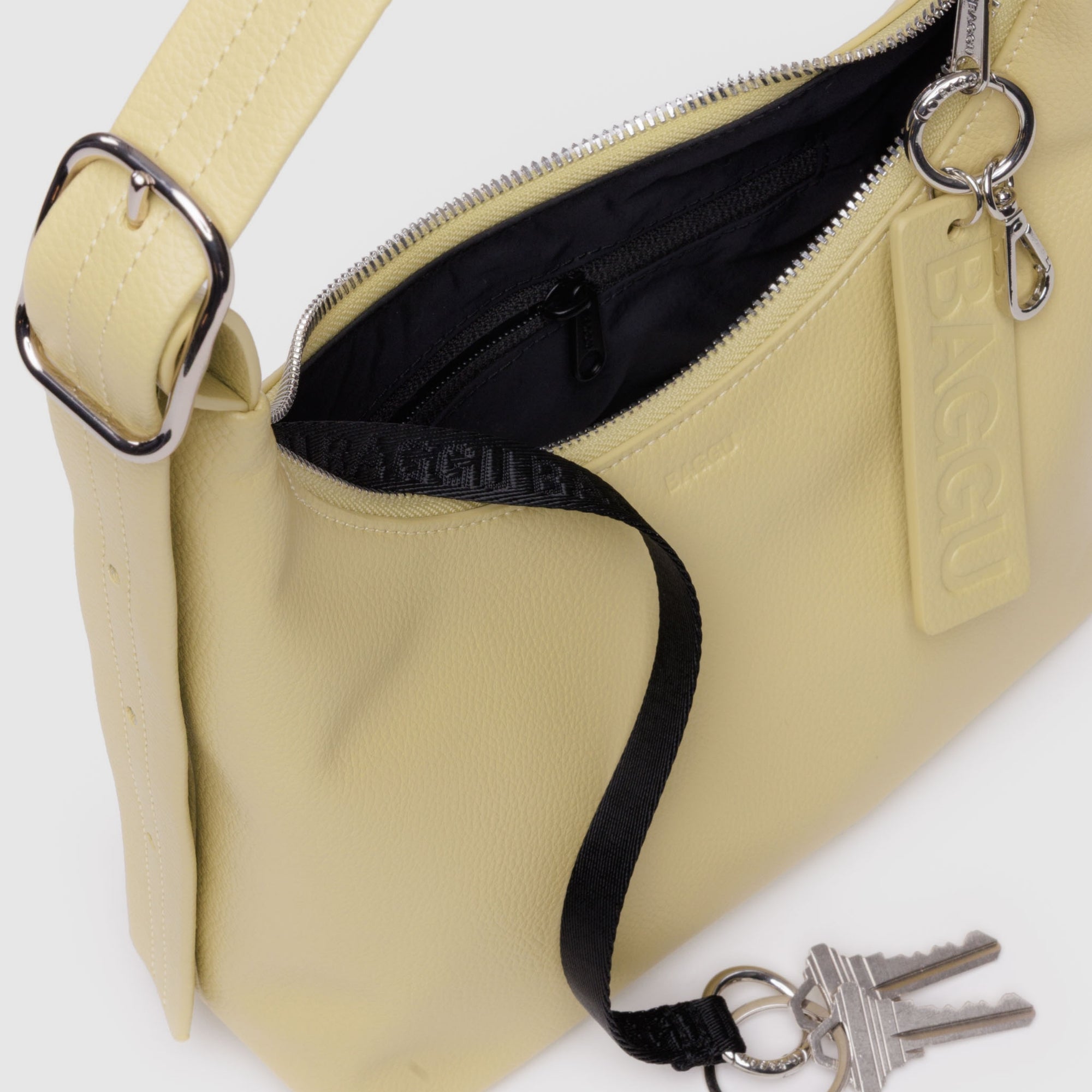 Baggu Mini Recycled Leather Shoulder Bag