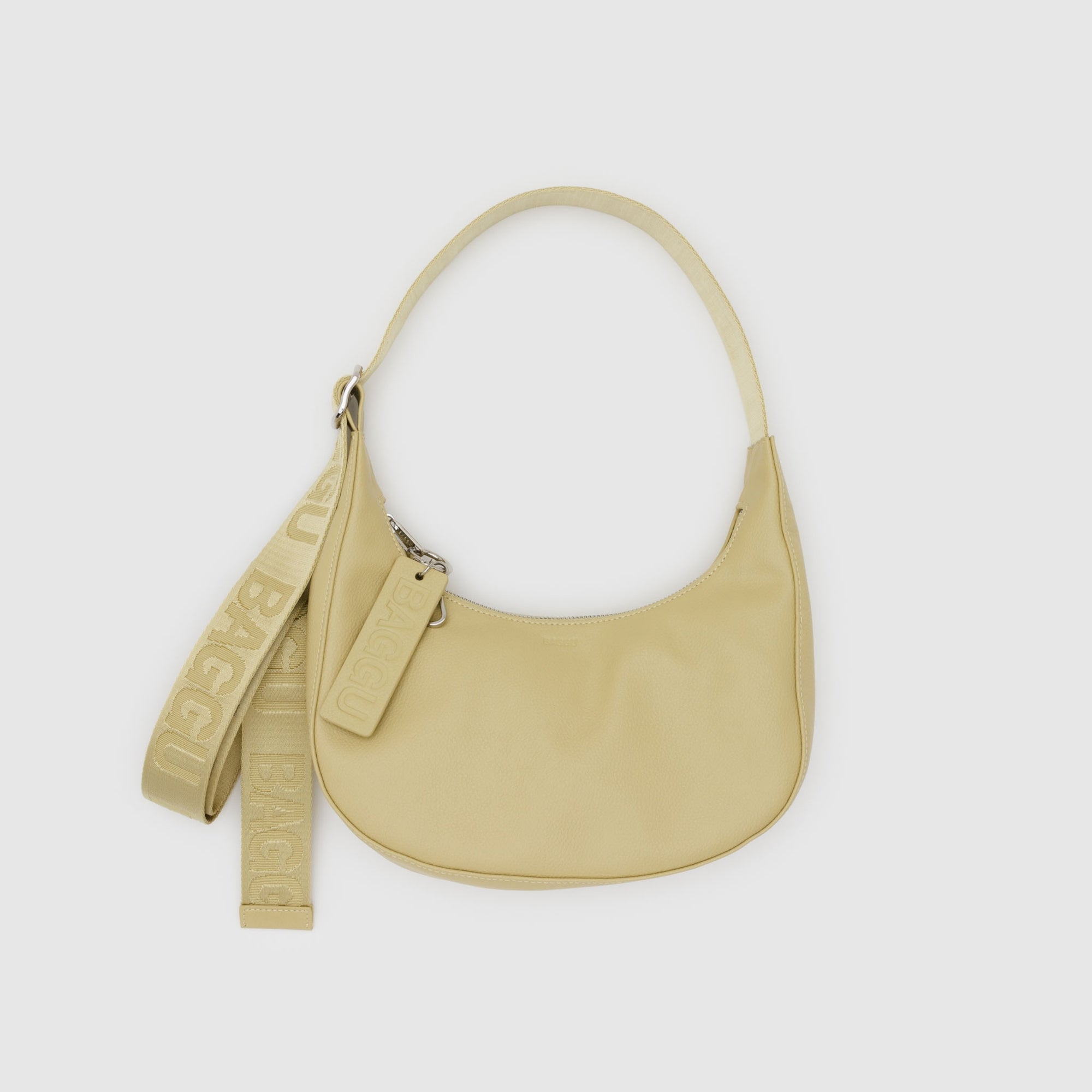 Baggu Small Recycled Leather Crescent Bag