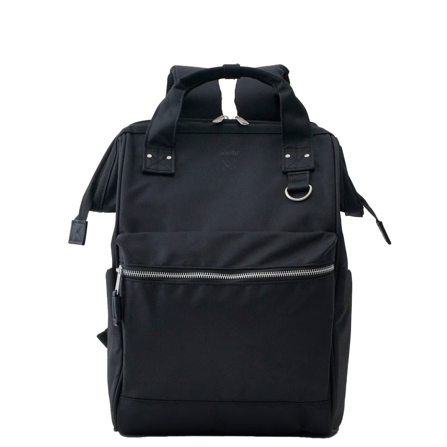 anello backpack leather Grande SPS GUB3014Z with Clasp, Small, A4 Base, Water Repellent, Multi-Storage, Black : Clothing, Shoes & Jewelry Anello Japanese Backpacks Getoutside