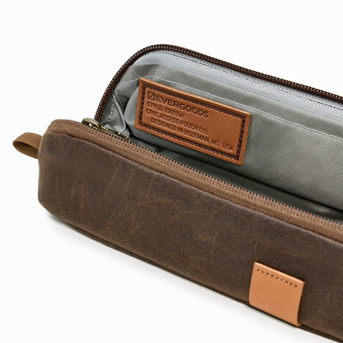 Evergoods Civic Access Pouch 0.5L - Waxed Tan