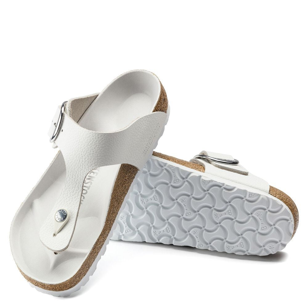 Birkenstock Women's Gizeh Big Buckle Leather in White