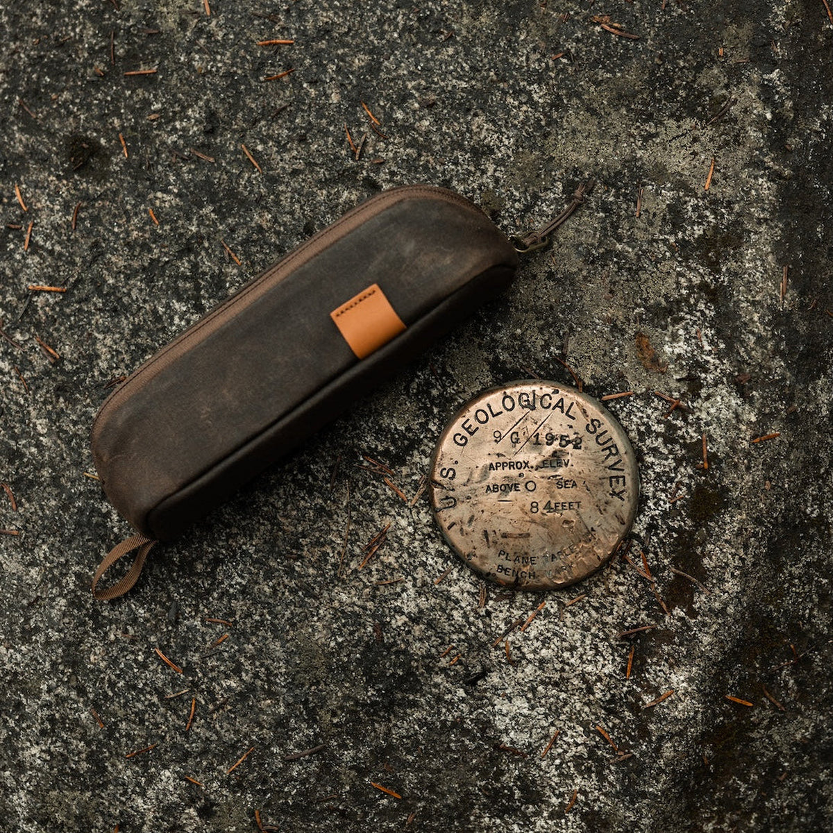 Evergoods Civic Access Pouch 0.5L - Waxed Tan