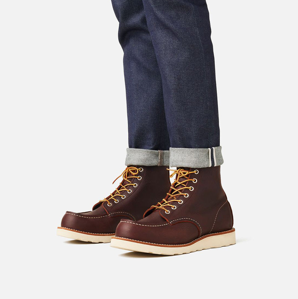 Red Wing Men's Classic 6 Inch Moc 8138 in Briar Oil Slick