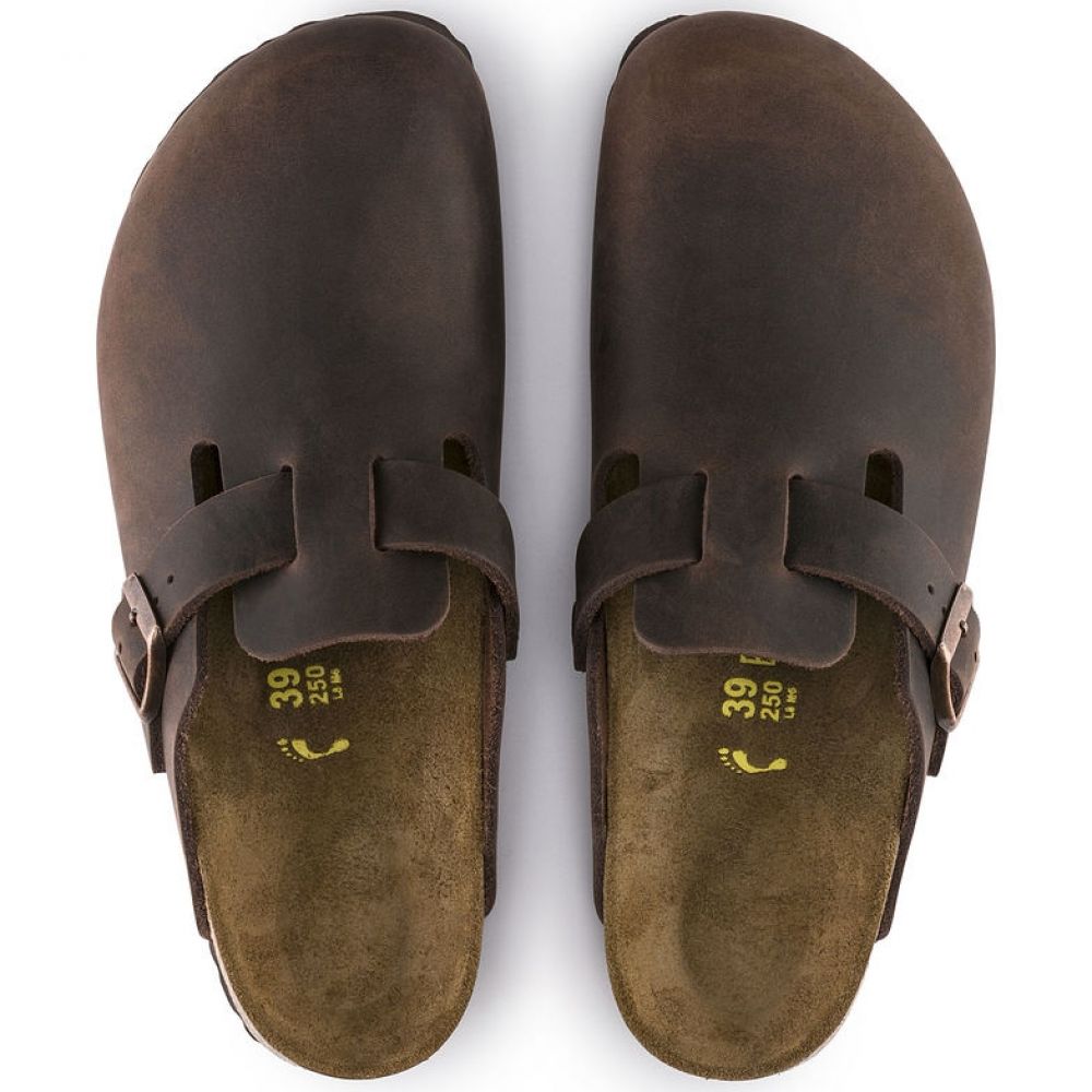 Birkenstock Women's Boston Oiled Leather in Habana (Narrow Width)