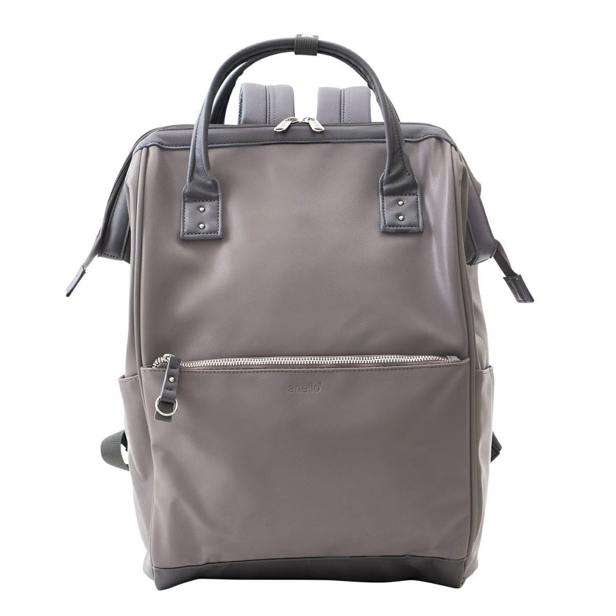 anello leather backpack medium size Grande SPS GUB3014Z with Clasp, Small, A4 Base, Water Repellent, Multi-Storage, Black : Clothing, Shoes & Jewelry Sling Bag Anello Medium Backpack