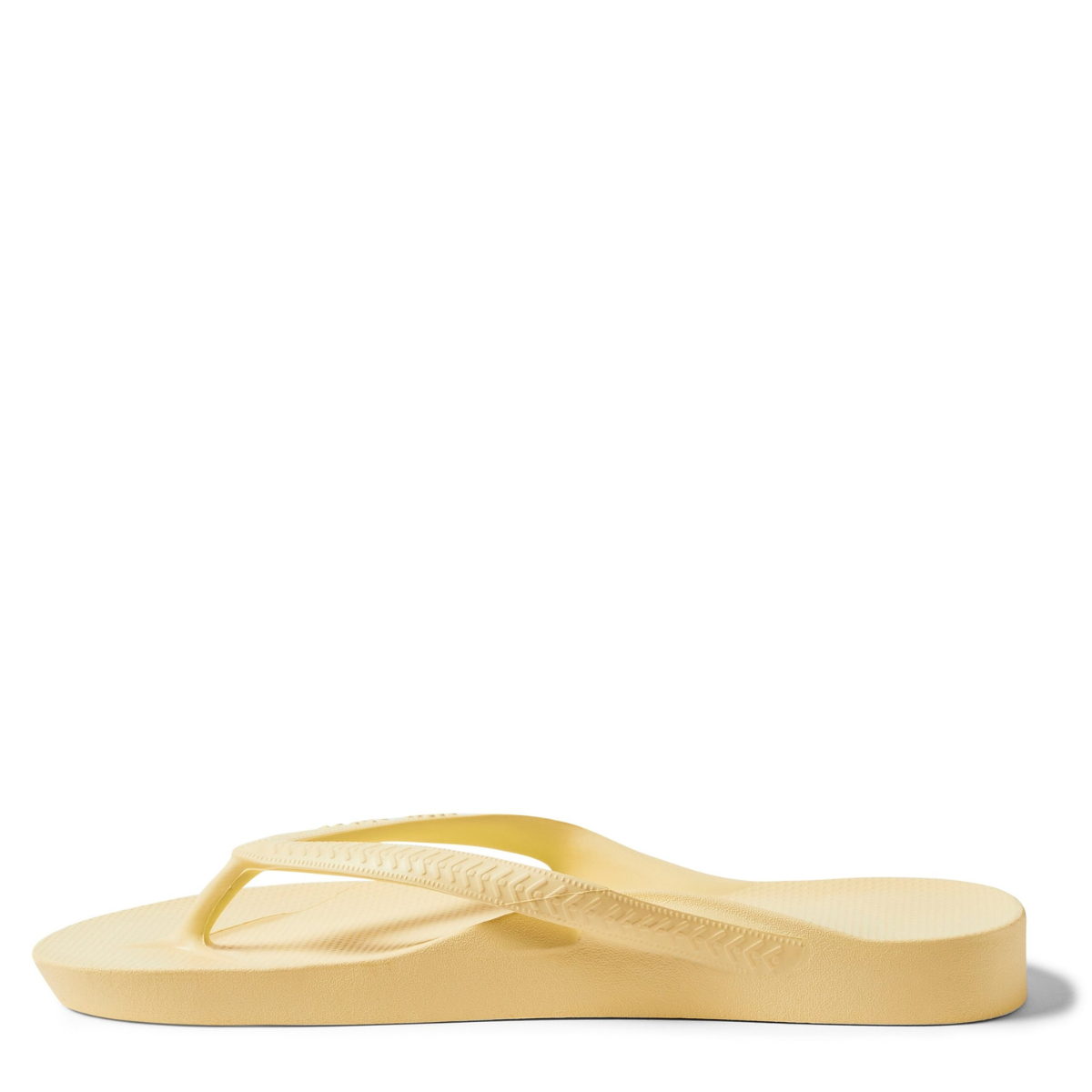 Archies Women's Arch Support Flip Flops in Lemon
