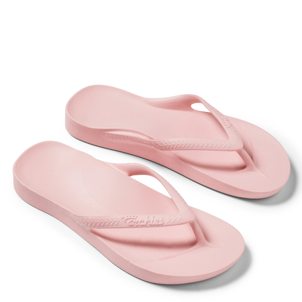 Archies Women's Arch Support Flip Flops in Pink