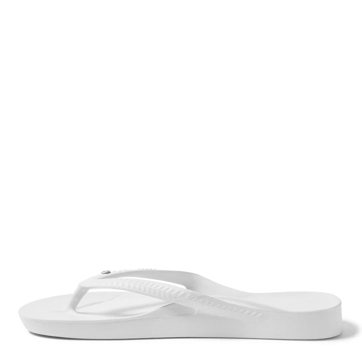 Archies Women's Crystal Arch Support Flip Flops in White