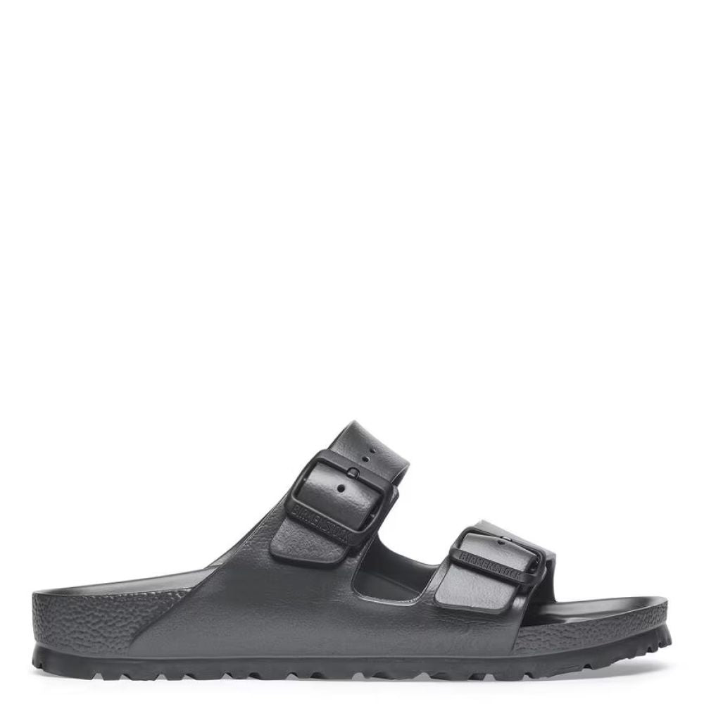 Birkenstock Women's Arizona EVA in Metallic Anthracite (Narrow Width)