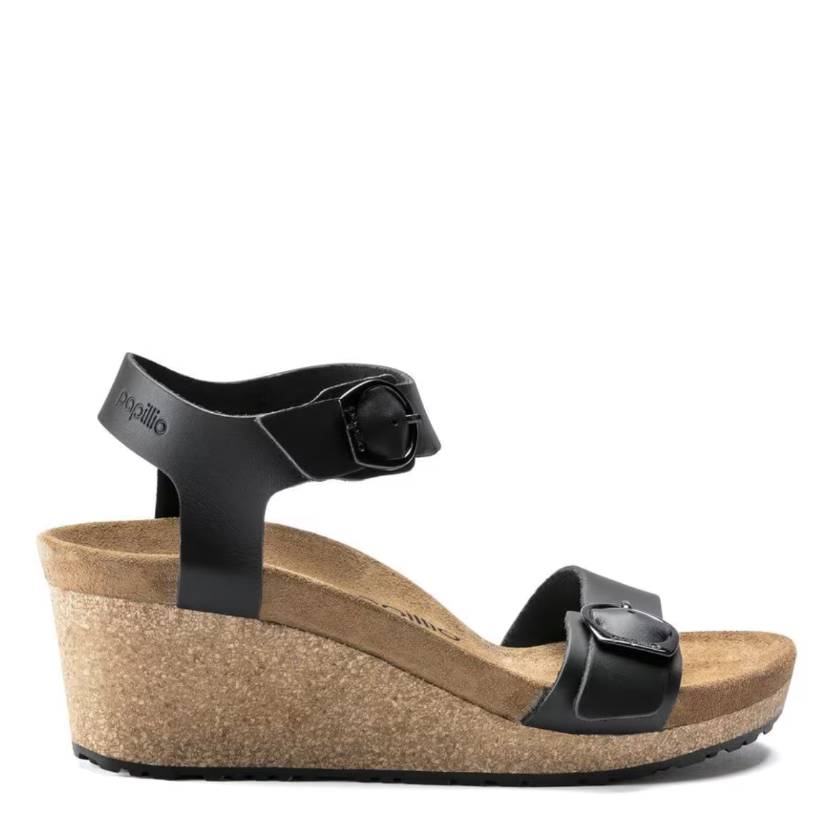 Birkenstock Women's Soley Leather in Black (Narrow Width)