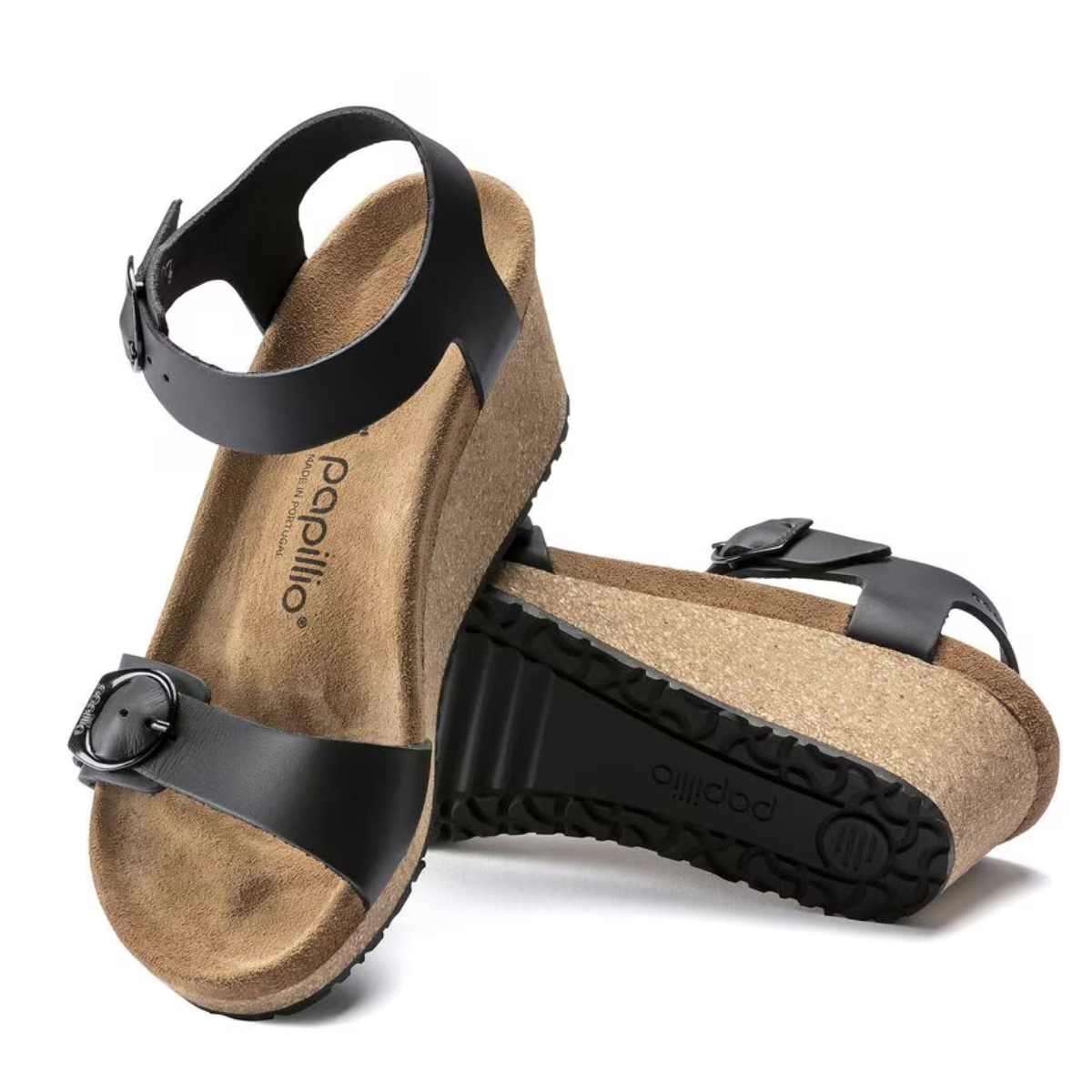 Birkenstock Women's Soley Leather in Black (Narrow Width)