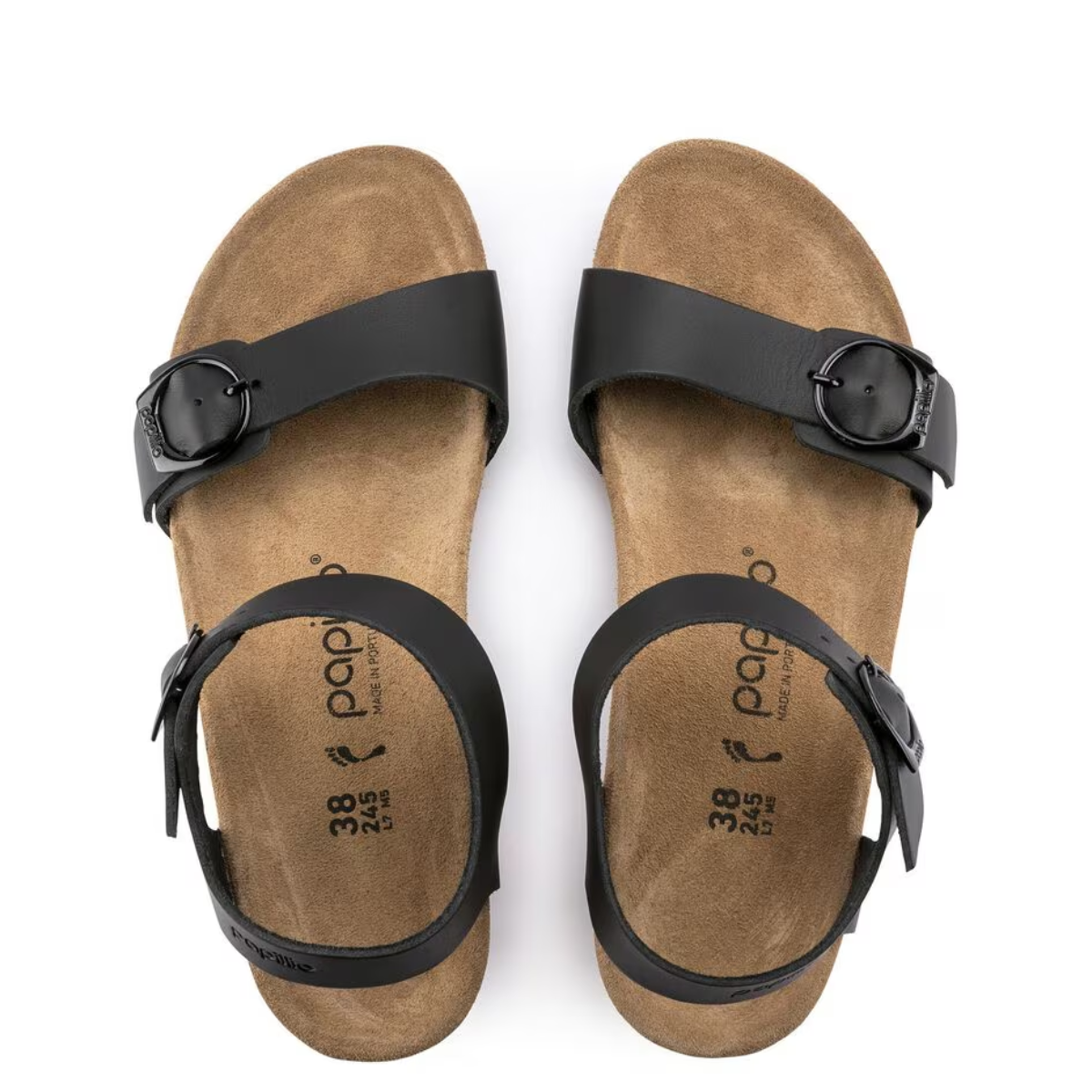 Birkenstock Women's Soley Leather in Black (Narrow Width)