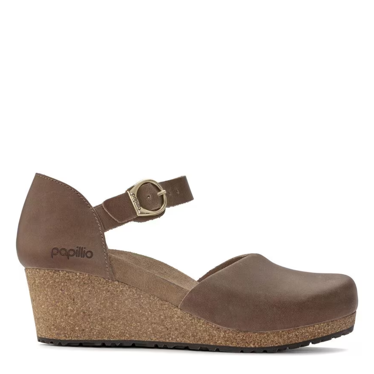 Birkenstock Women's Mary Ring-Buckle Oiled Leather in Cognac (Narrow Width)