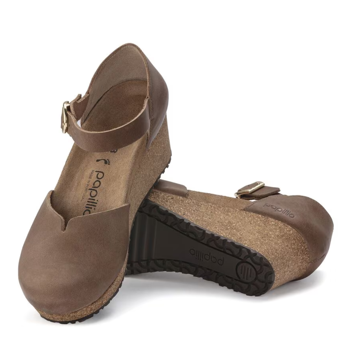 Birkenstock Women's Mary Ring-Buckle Oiled Leather in Cognac (Narrow Width)