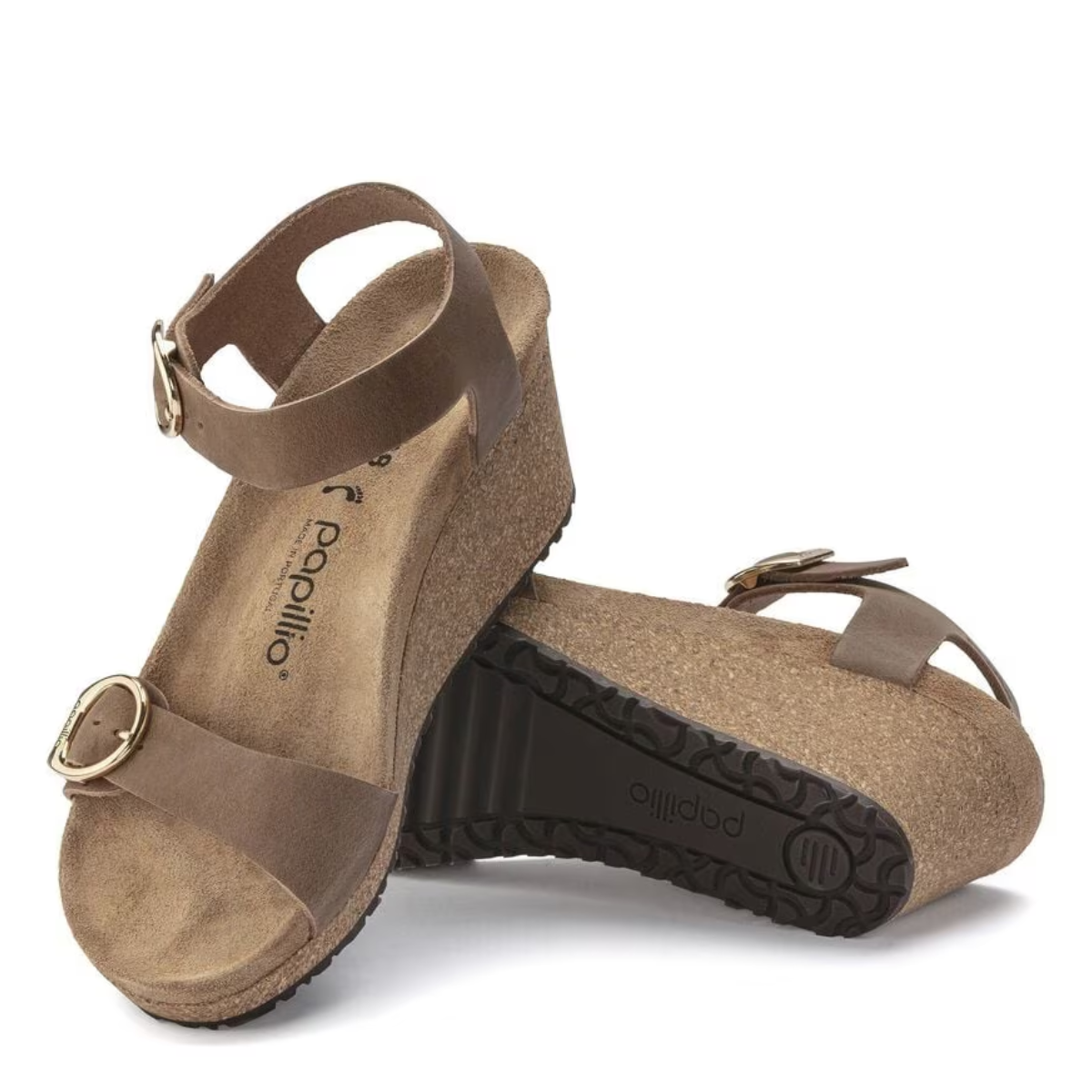 Birkenstock Women's Soley Ring-Buckle Oiled Leather in Cognac (Narrow Width)