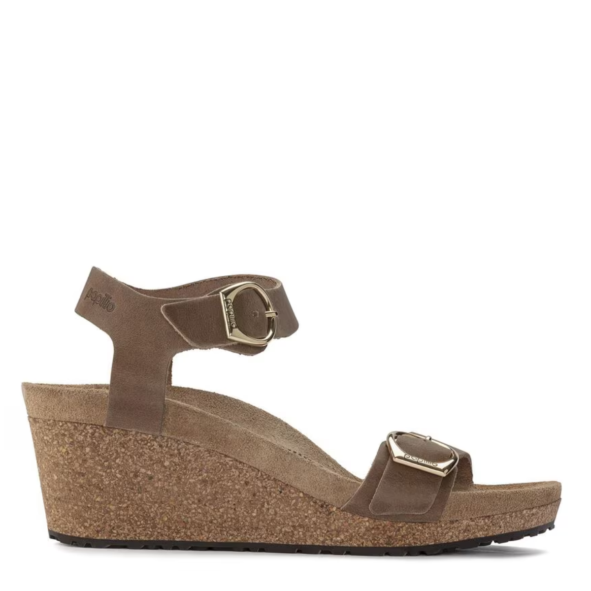 Birkenstock Women's Soley Ring-Buckle Oiled Leather in Cognac (Narrow Width)