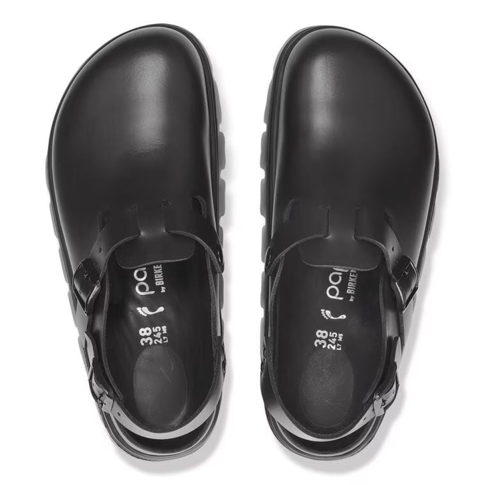 Birkenstock Women's Tokio Chunky Leather in Black (Narrow Width)