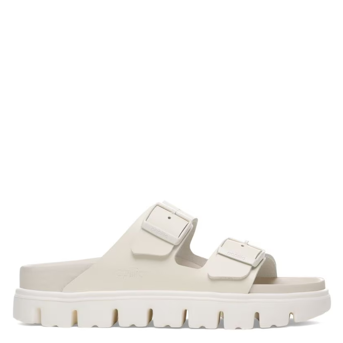 Birkenstock Women's Arizona Chunky Leather in Eggshell
