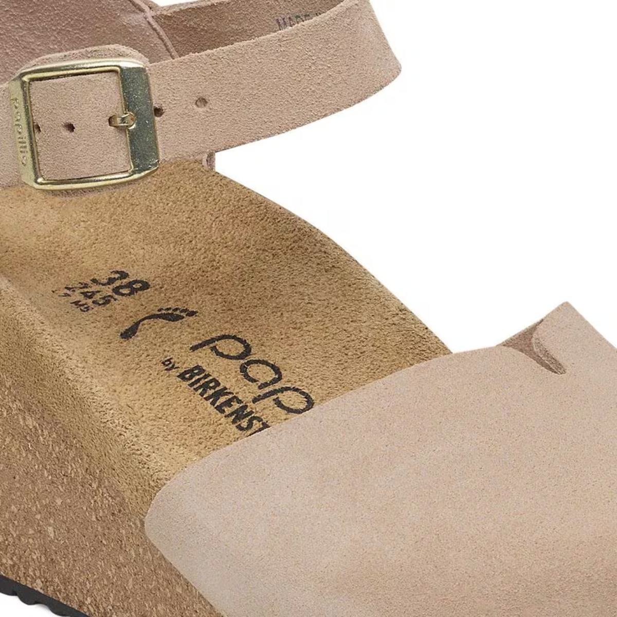 Birkenstock Mary Suede Leather in Warm Sand