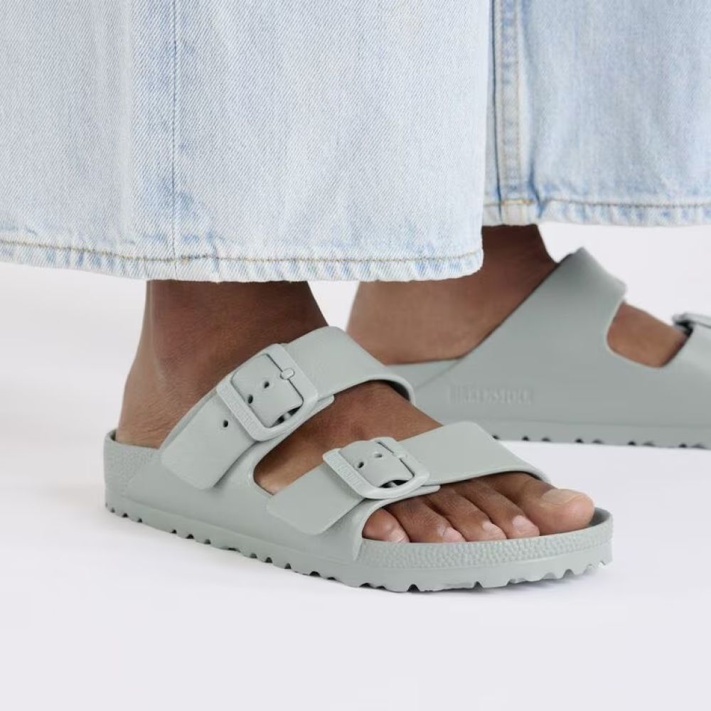 Birkenstock Women's Arizona EVA in Pure Sage (Narrow Width)
