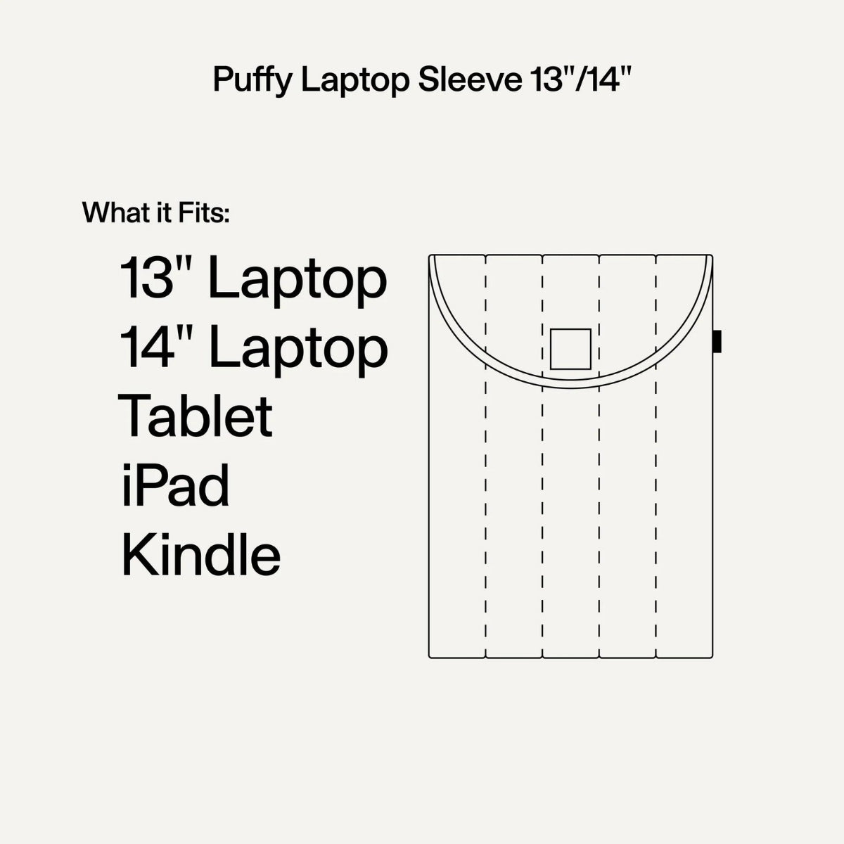 Baggu Puffy Laptop Sleeve 13&quot;/14&quot;