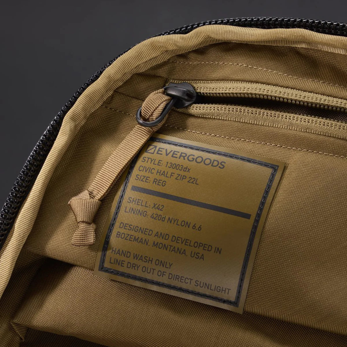 Evergoods Civic Half Zip 22L - X-Pac