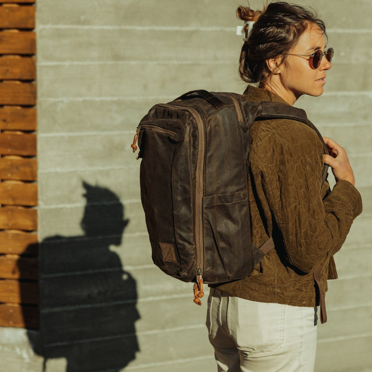 Evergoods Civic Travel Bag 20L - Waxed Tan