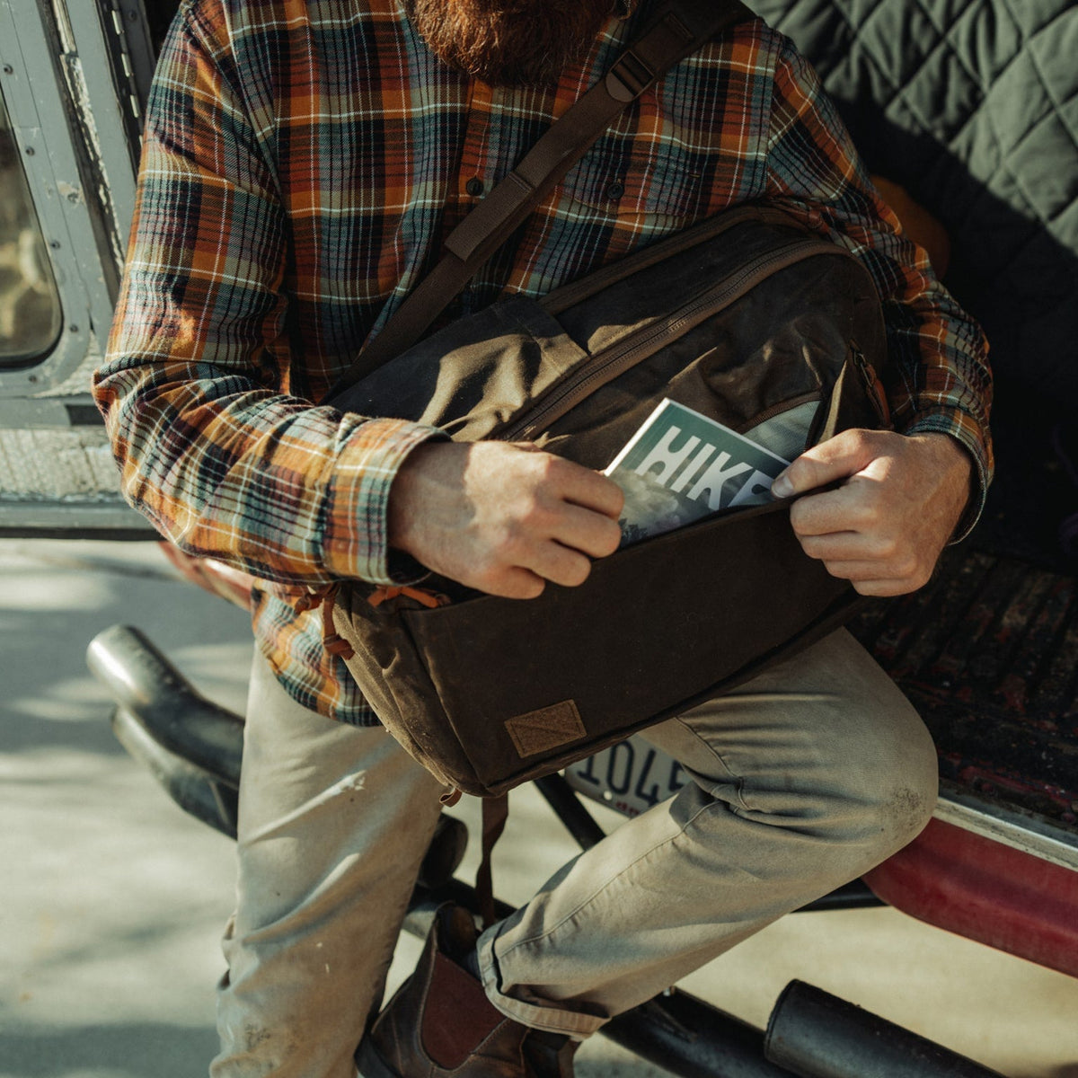 Evergoods Civic Travel Bag 26L - Waxed Tan