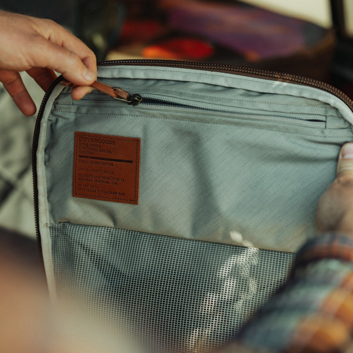 Evergoods Civic Travel Bag 26L - Waxed Tan