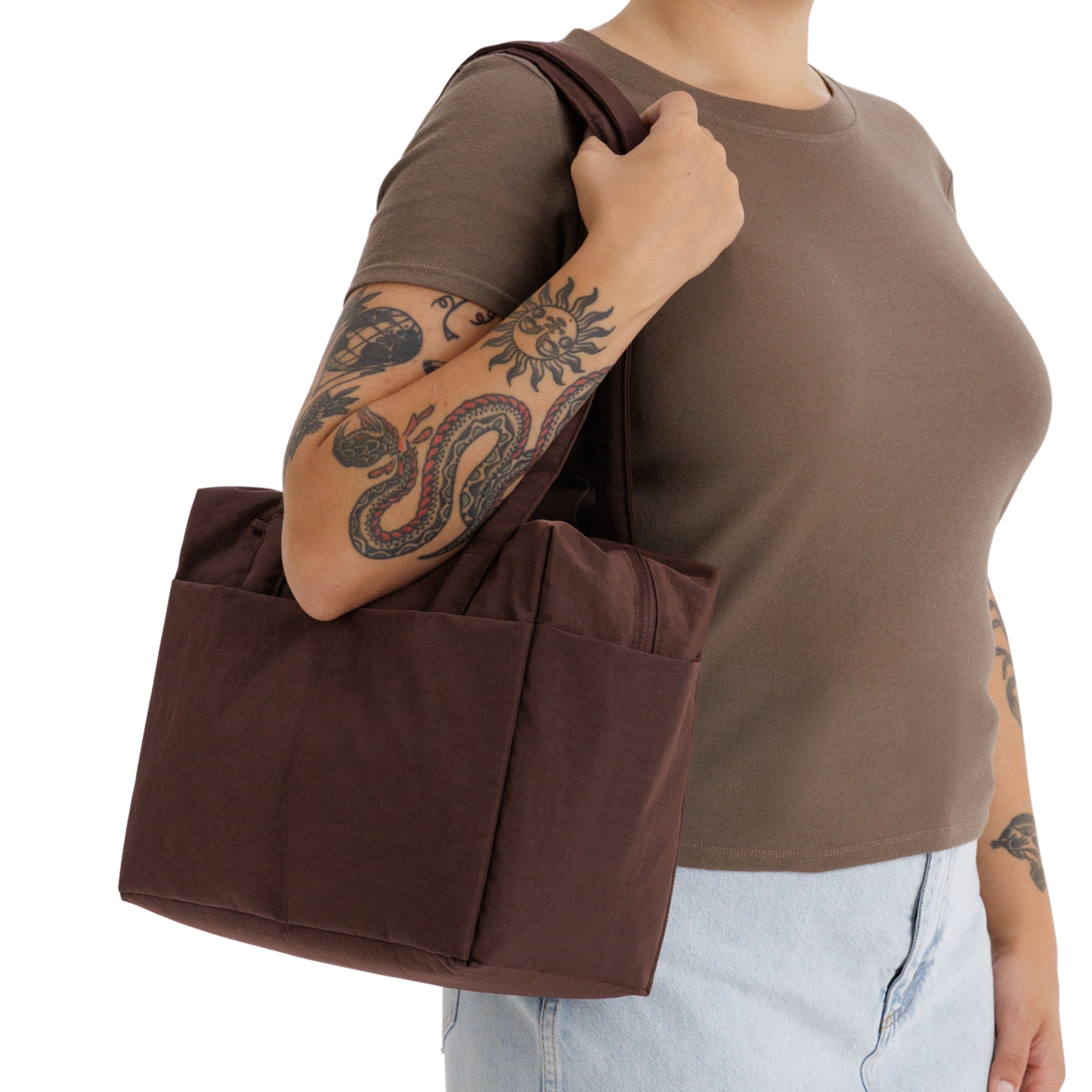 Baggu Everyday Cloud Bag in Coffee – Te Koop
