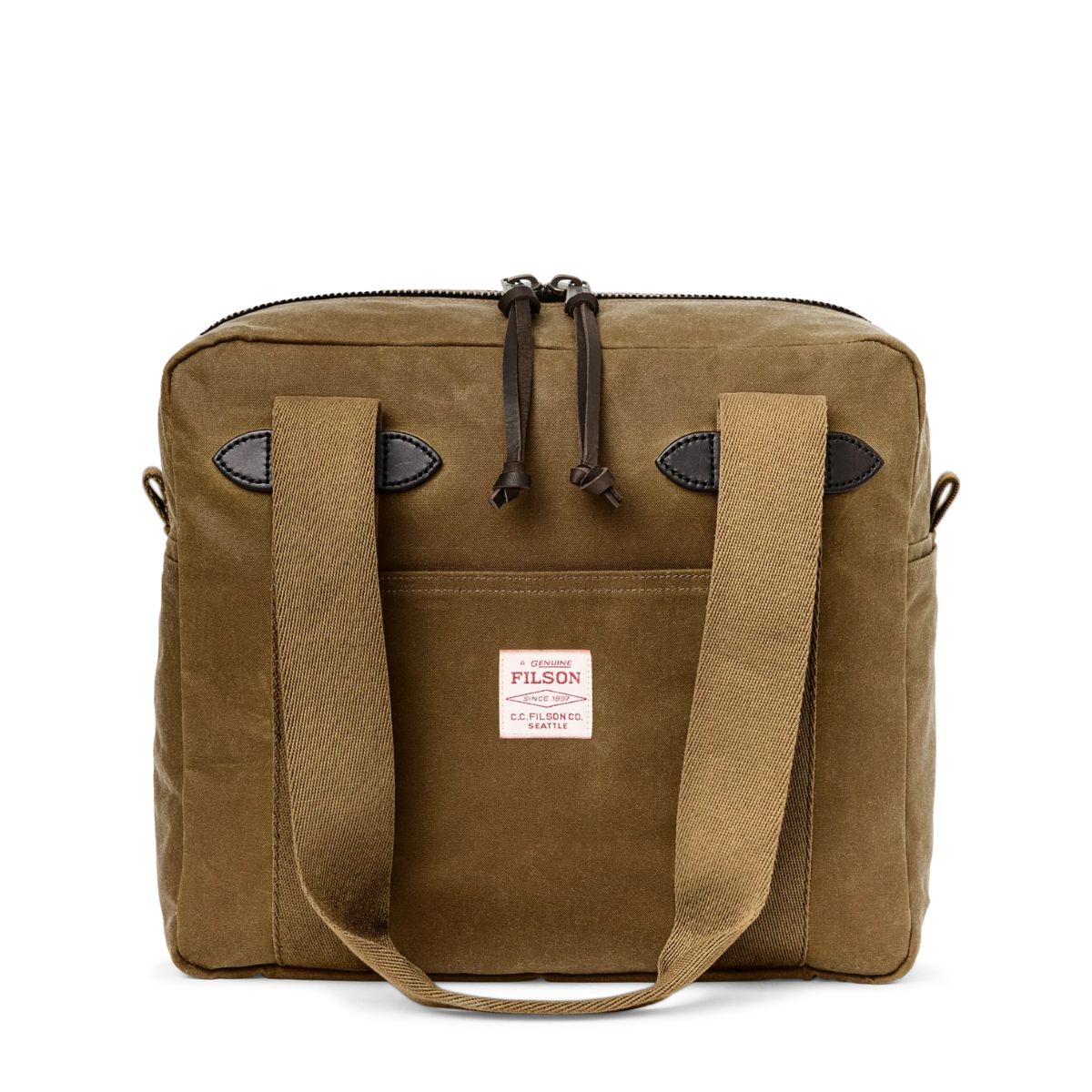Filson Tin Cloth Zipper Tote Bag