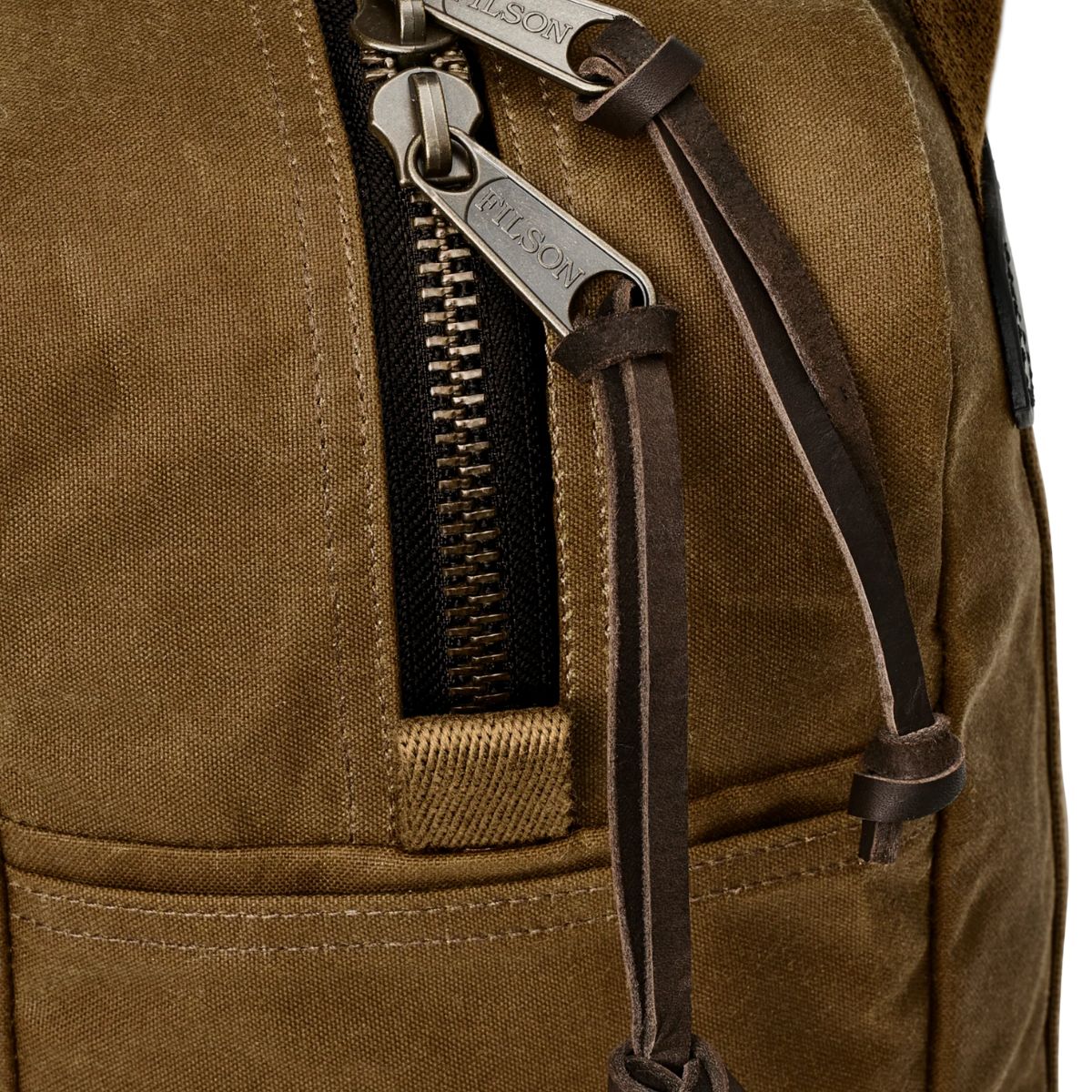 Filson Tin Cloth Zipper Tote Bag