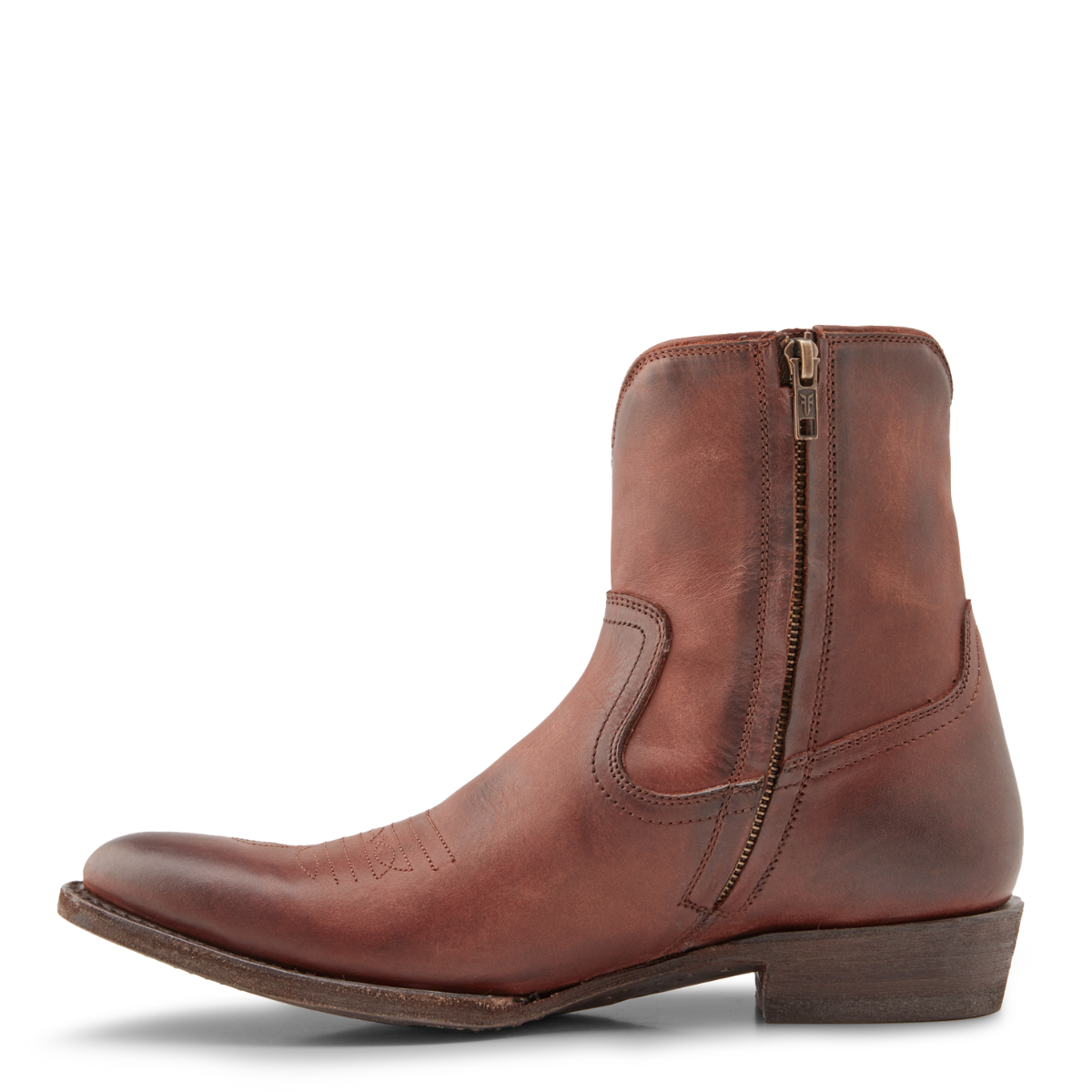 Frye Men's Austin Inside Zip in Cognac