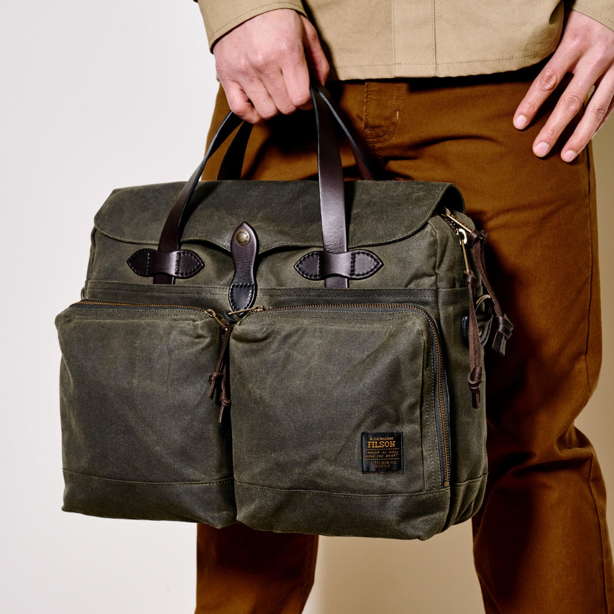 Filson 24 Hour Tin Cloth Briefcase