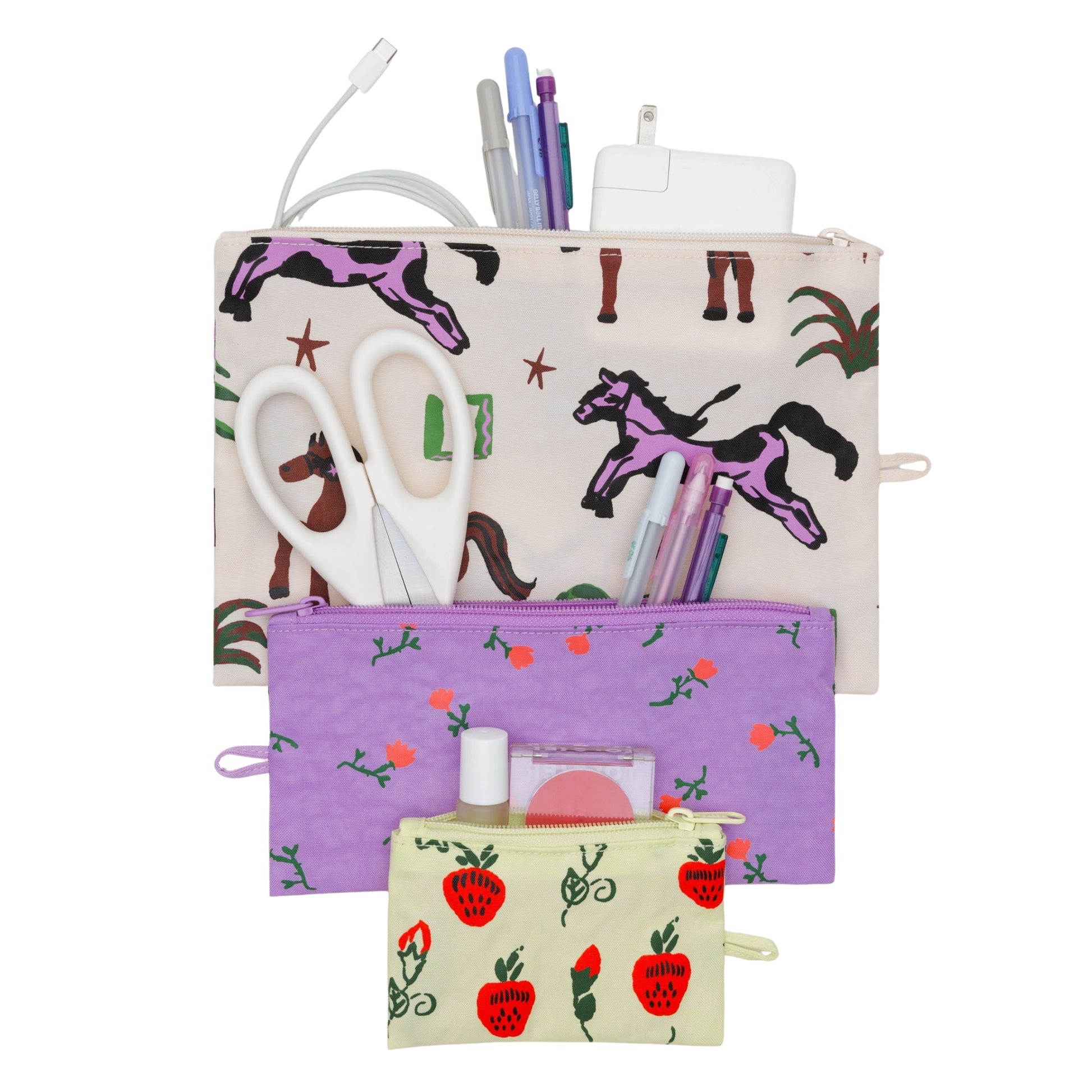 Baggu Flat Pouch Set