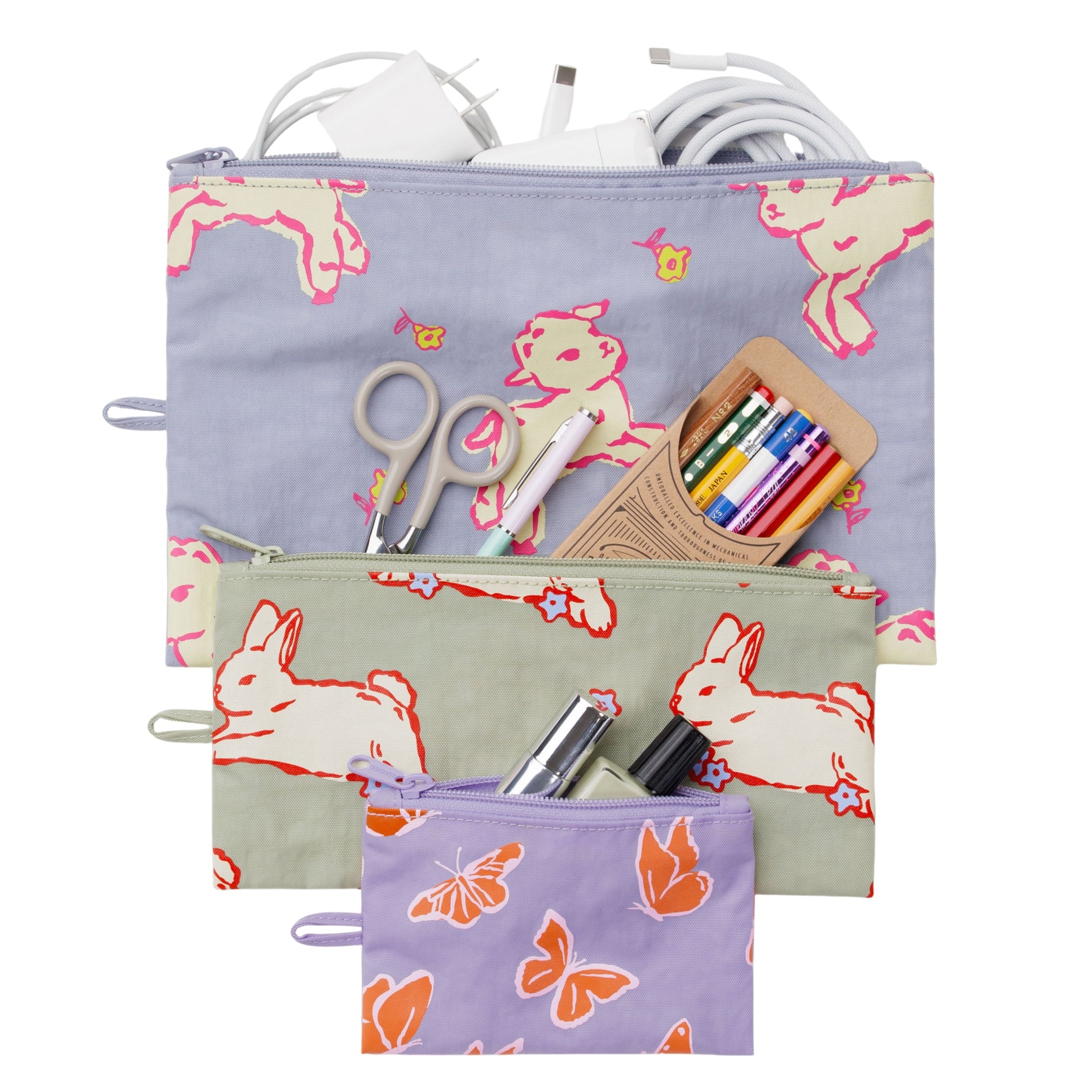 Baggu Flat Pouch Set