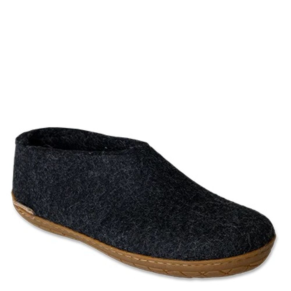 Glerups Shoe Natural Rubber Sole in Charcoal