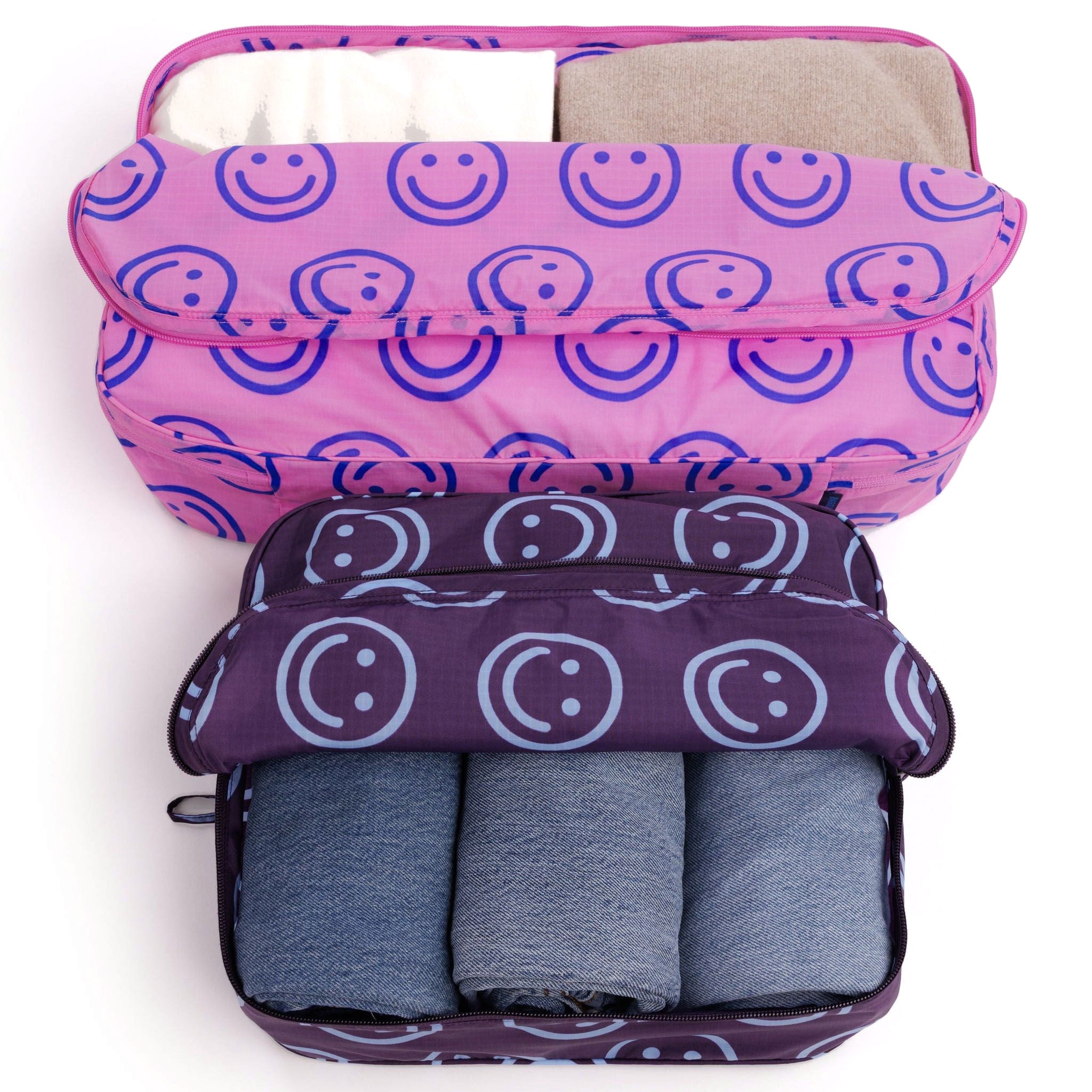 Baggu Large Packing Cube Set - Bright Happy Mix – Te Koop