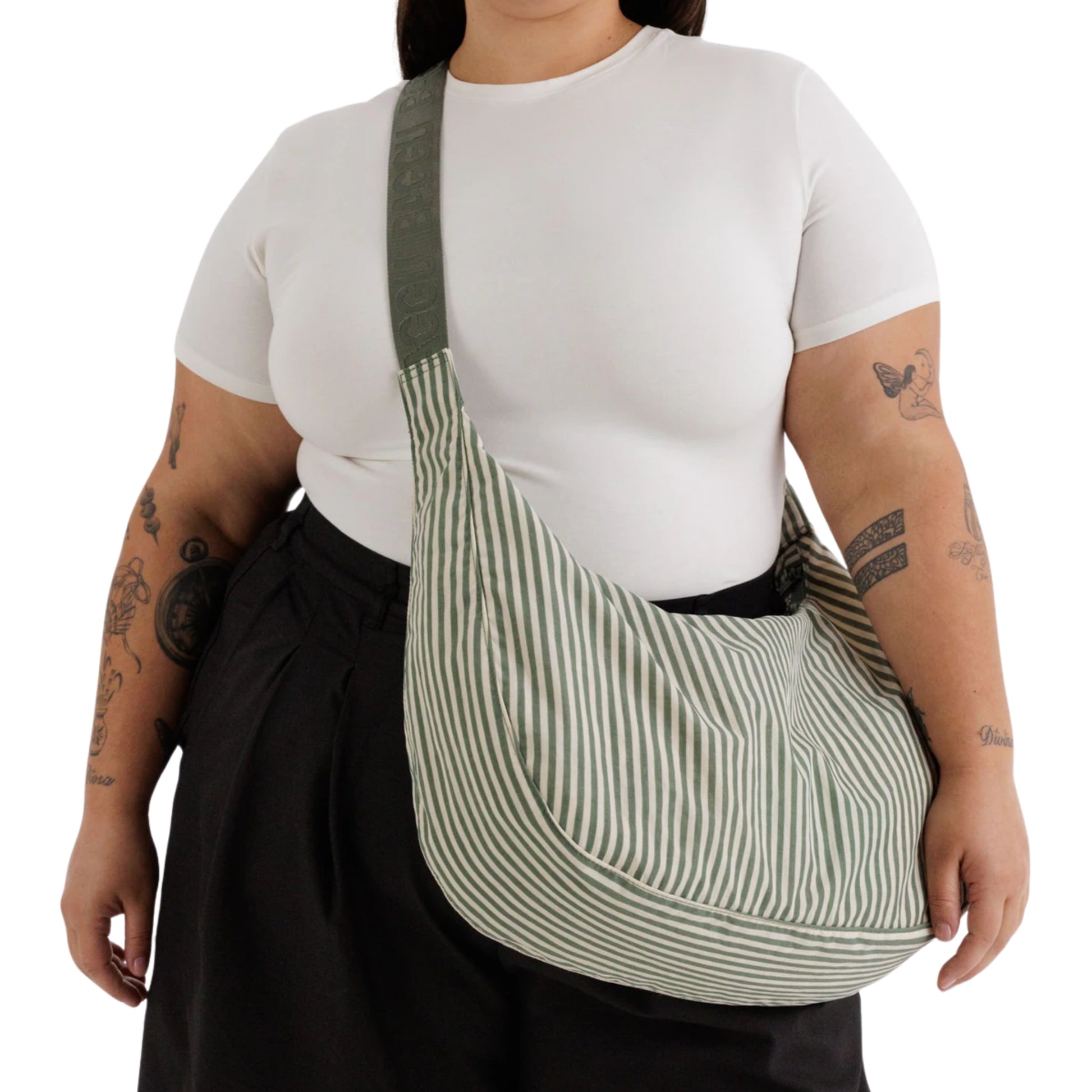 Baggu Grand sac en forme de croissant en nylon