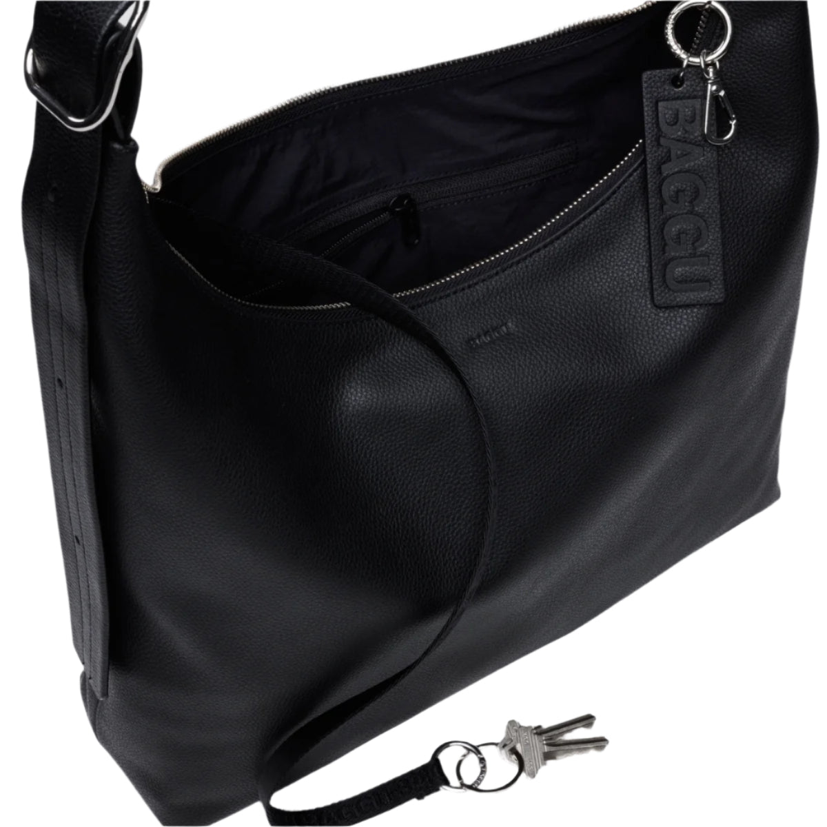 Baggu Recycled Leather Shoulder Bag