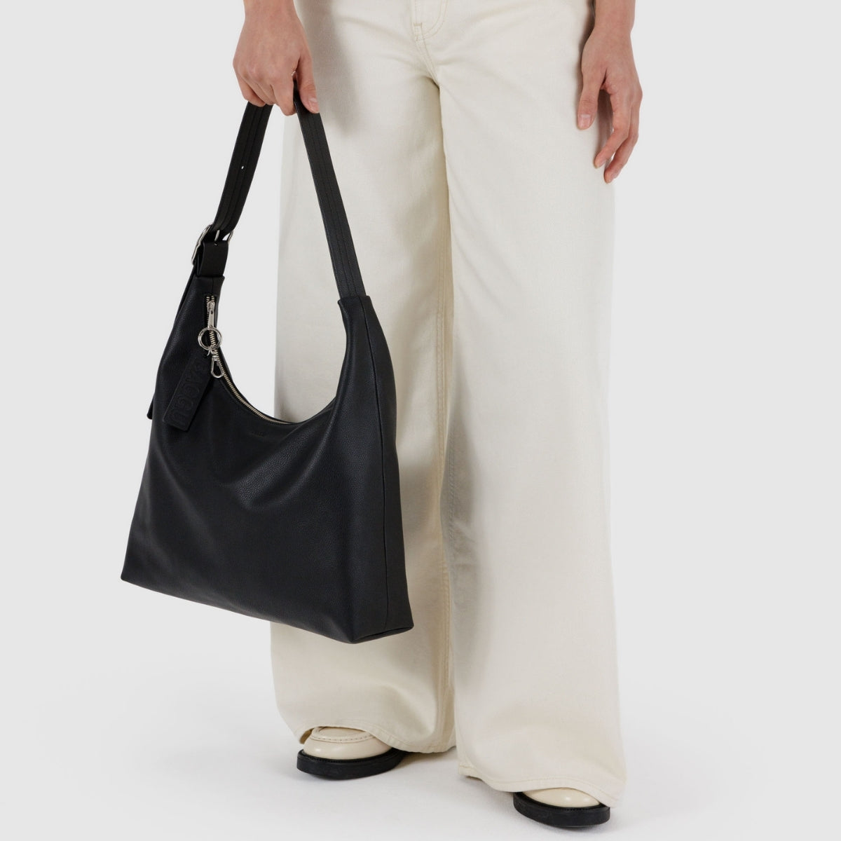 Baggu Recycled Leather Shoulder Bag