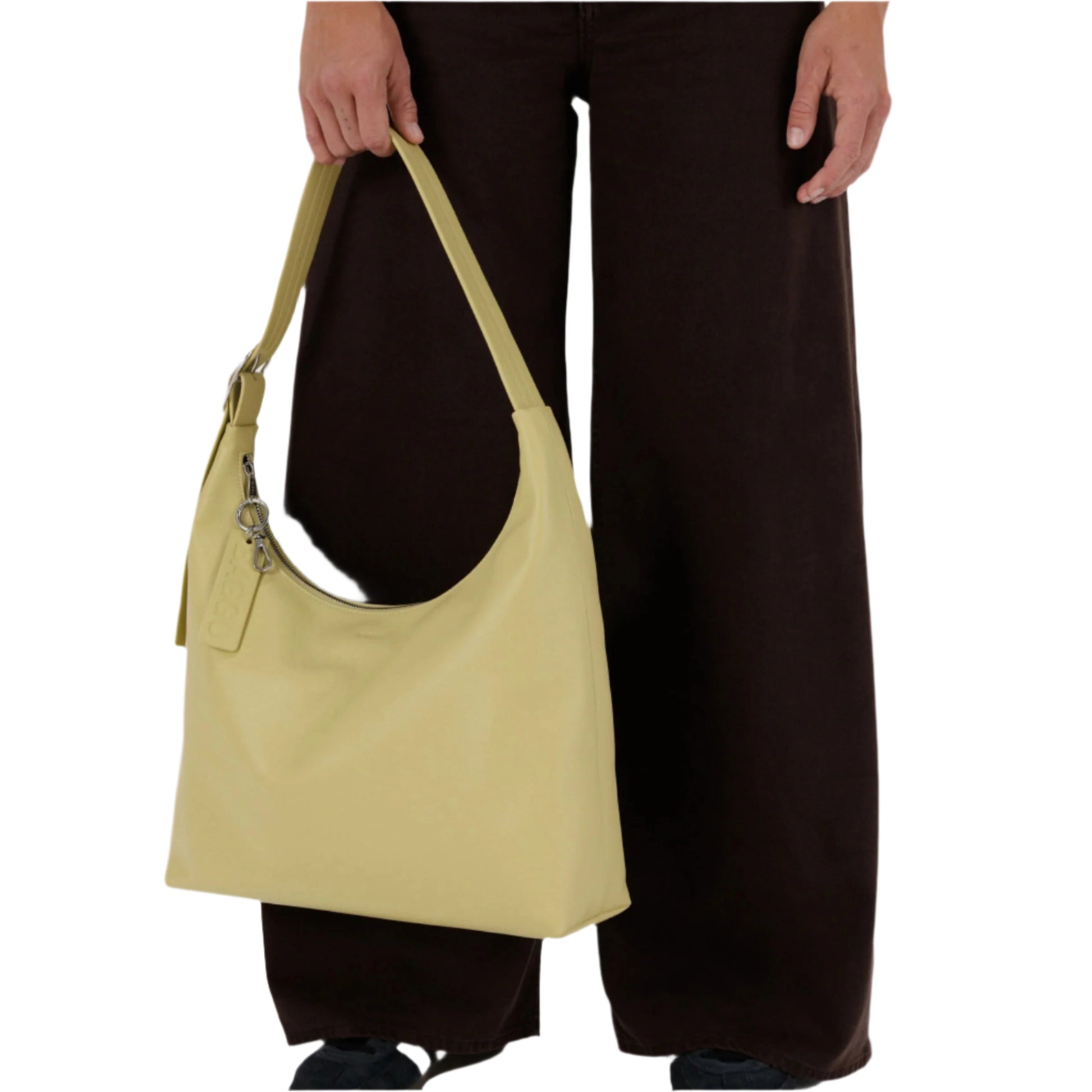 Baggu Recycled Leather Shoulder Bag