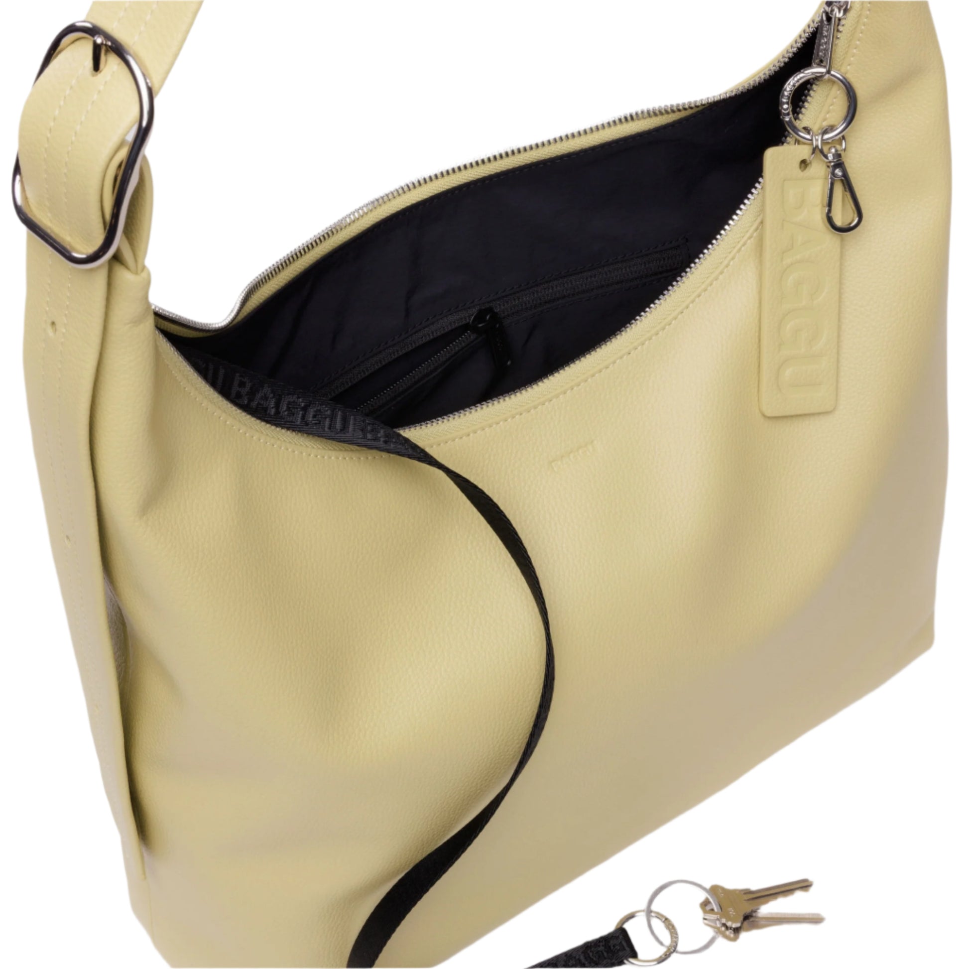 Baggu Recycled Leather Shoulder Bag