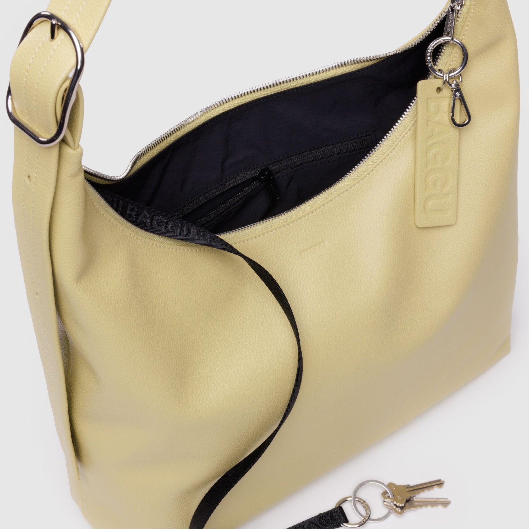 Baggu Recycled Leather Shoulder Bag