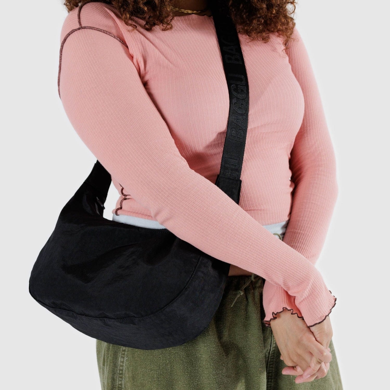 Baggu medium crescent bag black Clearance